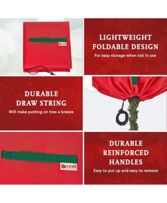 Upright Christmas Tree Storage Bag For Topiary and Holiday Tree up to 7 ft Tall