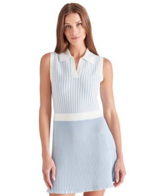 Steve Madden - Women's Ramy Polo Sleeveless Sweater Dress