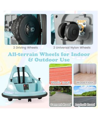 12V Kids Electric Ride On Bumper Car Battery Powered Bumper Car with Remote Control