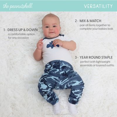 Baby Boys Layette Gift Set Boys, Blue Camo, 23 Essential Pieces, Blue