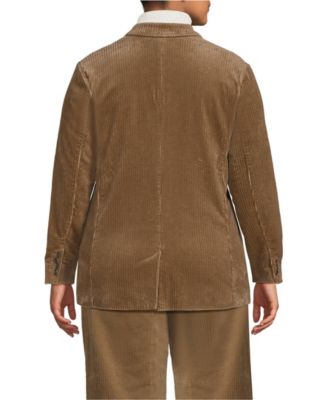 Plus Size Wide Wale Corduroy Blazer