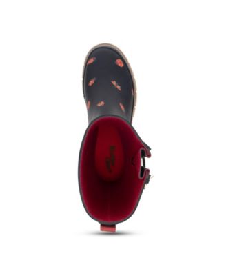 Women's Lucky Ladybug Mid Rain Boot