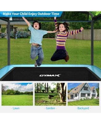 6FT Recreational Kids Trampoline W/Swing Safety Enclosure Indoor/Outdoor Orange