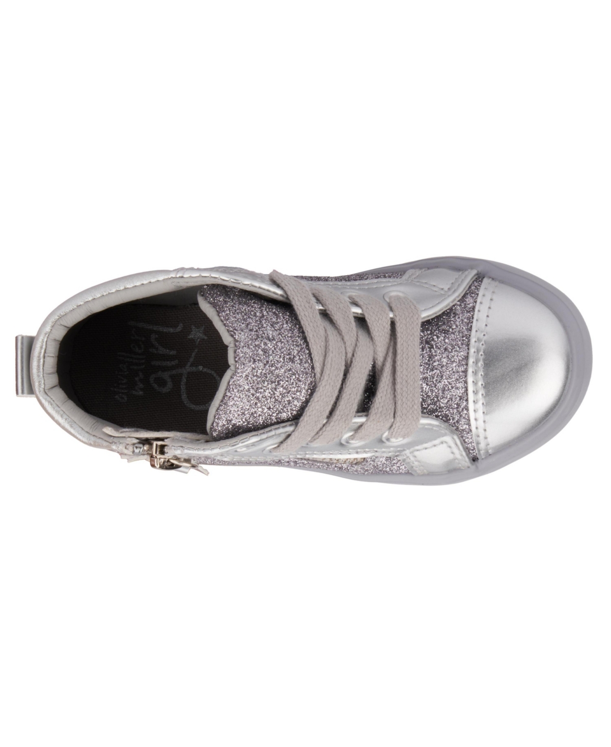 Olivia Miller Big Girls Star High Top Sneakers