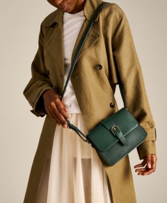 Fossil Zoey Leather Flap Crossbody Bag - Macy's