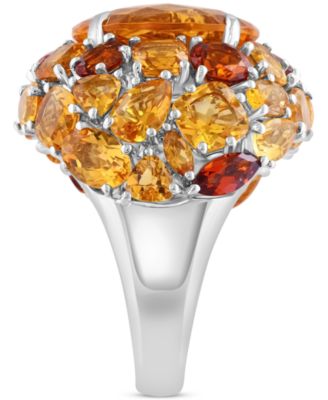 EFFY&reg; Blue Topaz (18 ct. t.w.) & London Blue Topaz (3 ct. t.w.) Cluster Ring in Sterling Silver (Also in Amethyst & Citrine)