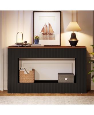 55-Inch Wood Modern Storage Console &amp;#x2013; TV Stand
