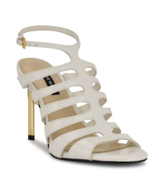 Nine West Women's Saleen Caged Stiletto Sandals - Macy's