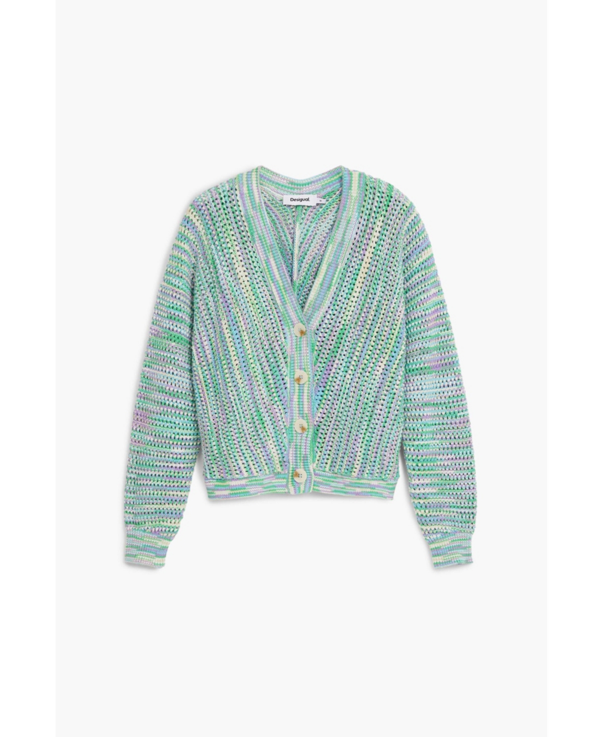 Desigual Women'scolored printed cardigan