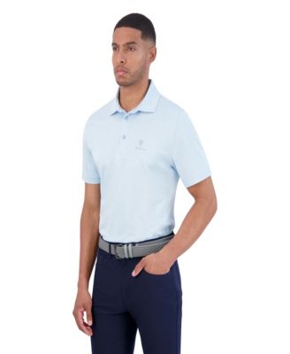 Men's Yarn Dye Heather Sports Fit Polo Shirt