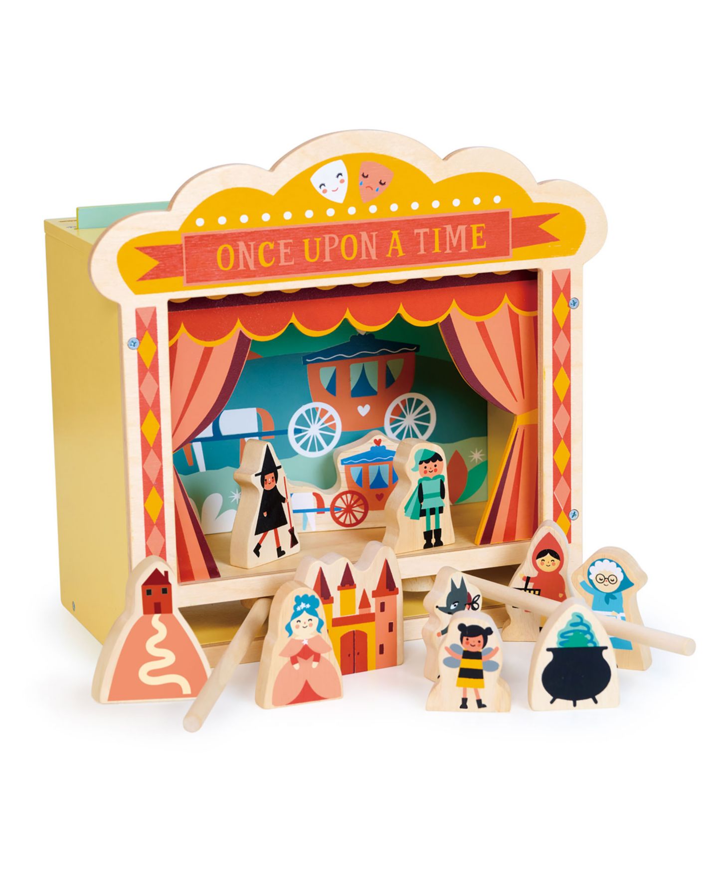 Детская игрушка Mentari Toys Wooden Magnetic Tabletop Theatre, от 3 лет — фото 1