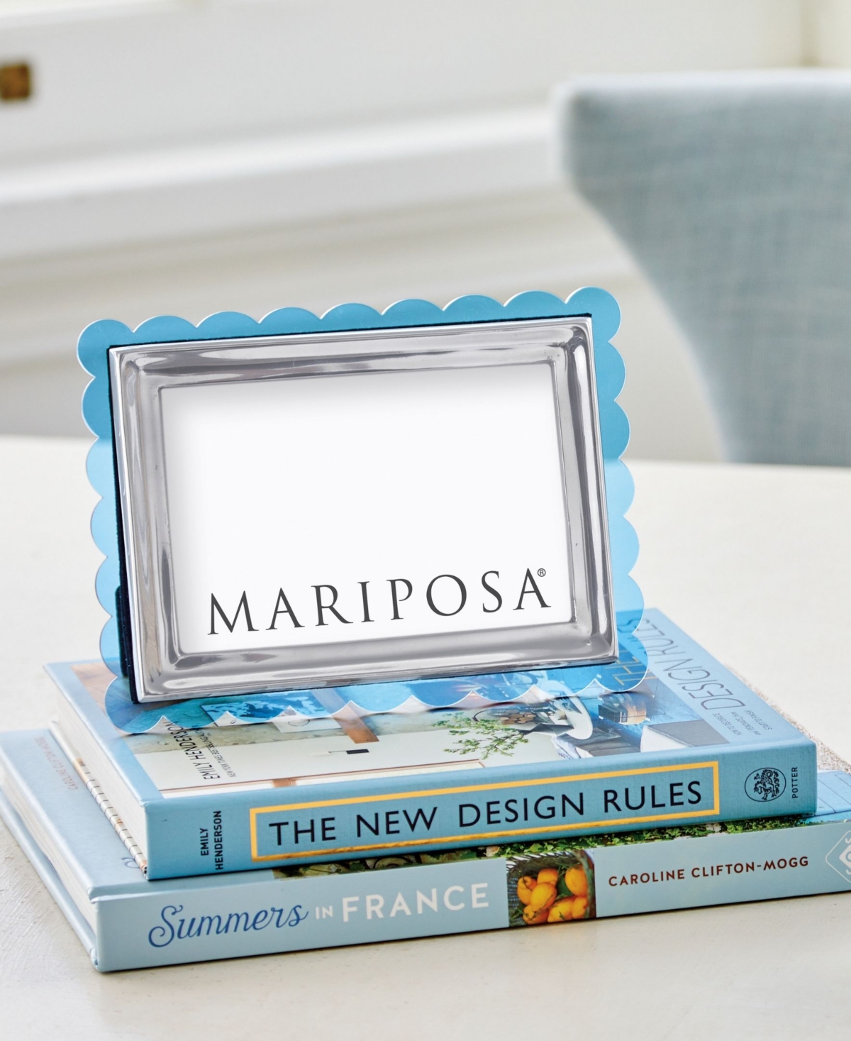 Mariposa Acrylic Scallop Picture Frame, 4 X 6 In Multi