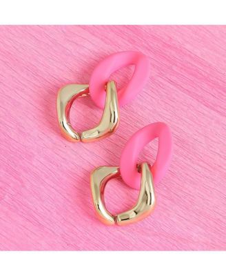 Women's Chainlink Drop Earrings