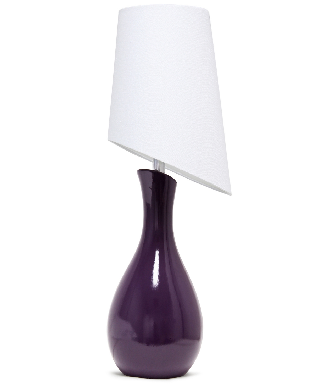 Lalia Home 29" Eggplant Contemporary Table Lamp In Purple