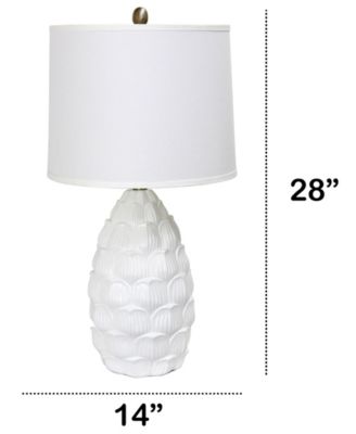 28" Tall Coastal Seashell Traditional Table Lamp