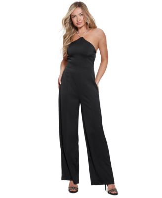 GUESS - Women's Kandi Crystal-Strap Sleeveless Jumpsuit