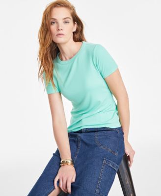On 34th - Women's Ribbed T-Shirt, Created for Macy's
