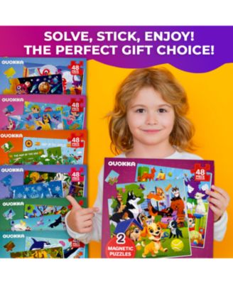 2x48 Magnetic Travel Puzzles for Kids Ages 4-6 - Road Trip Activities