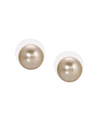 Faux Cultivated Pearl Stud Earrings