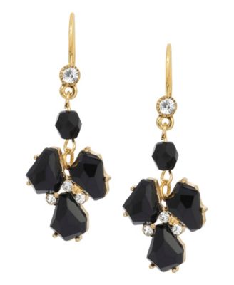 Epoxy Multi Shape Stone Drop Earrings