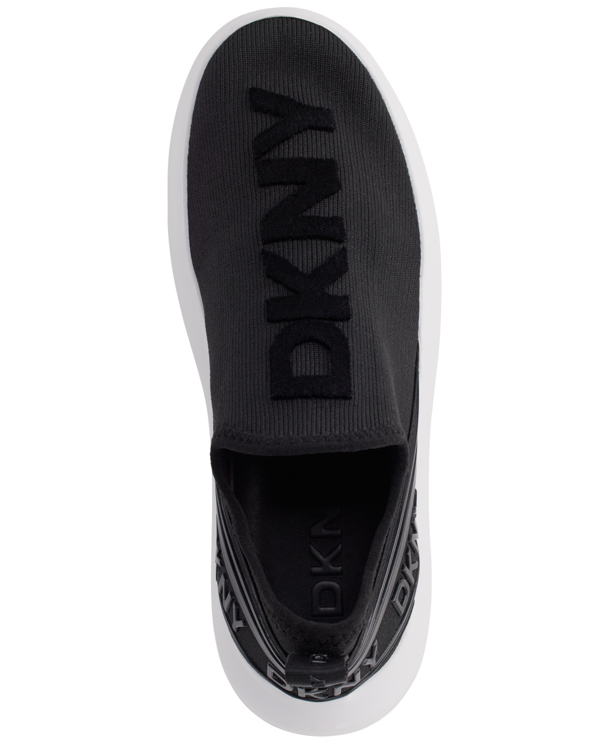 Shop Dkny Women's Jonas Slip On Sneakers In Black