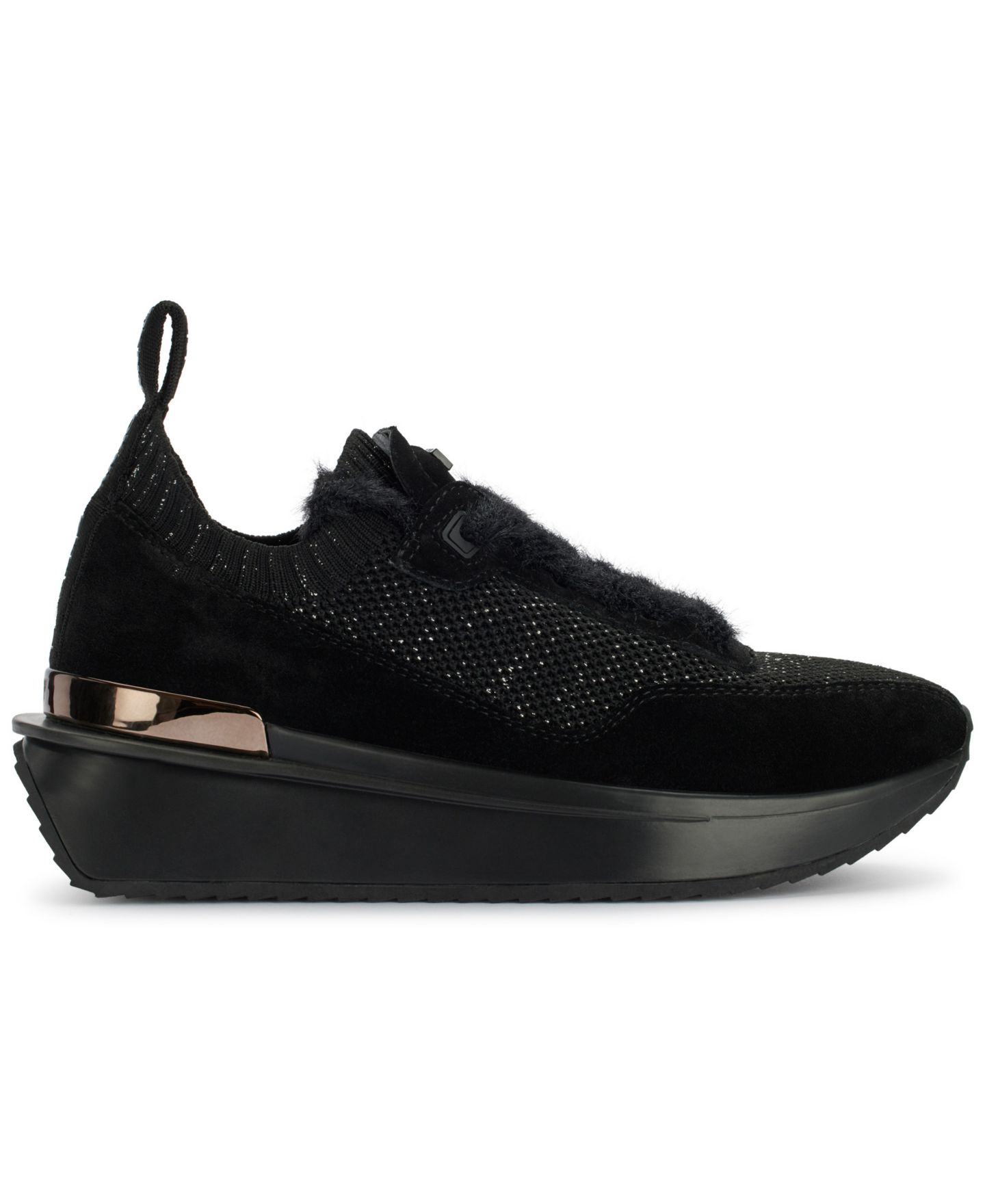 Женские кроссовки DKNY Aveline Lace-Up, цвет: Чёрный — фото 2