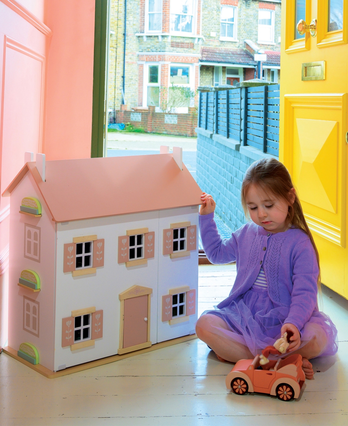 Mentari Toys Clover Dolls House In Multi