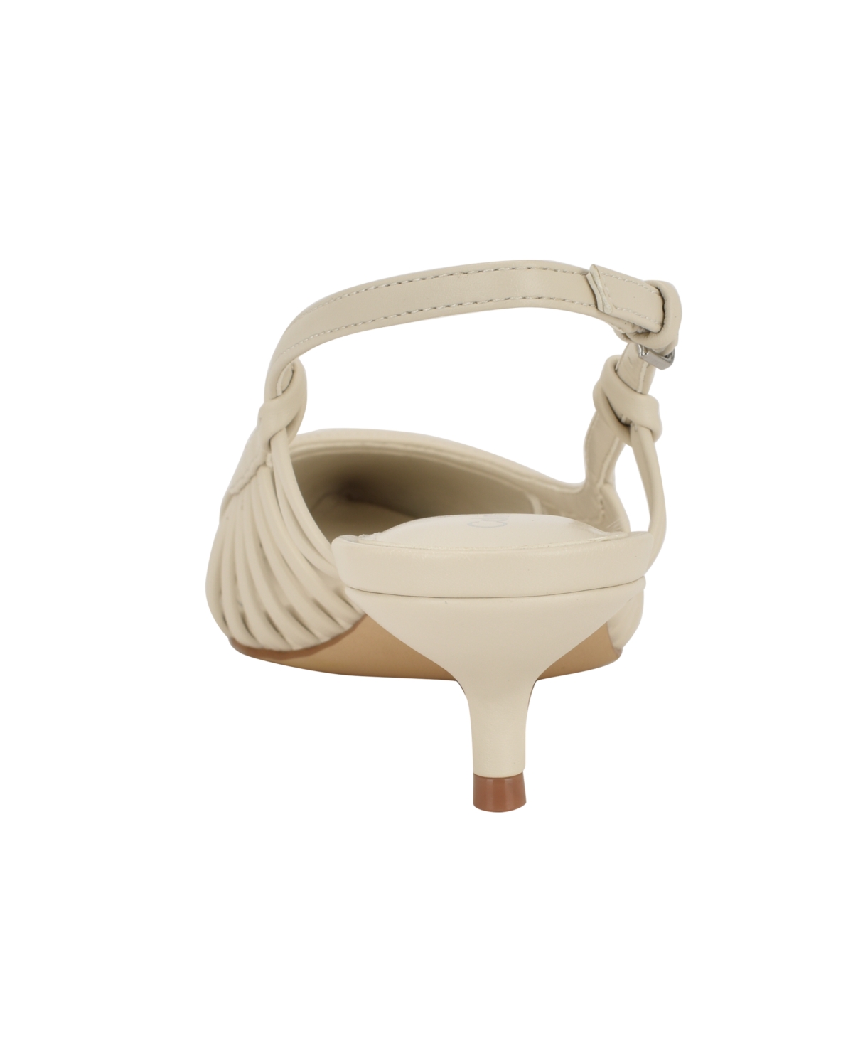 Calvin Klein Women's Movella Kitten Heel Slingback Pumps In Ivory