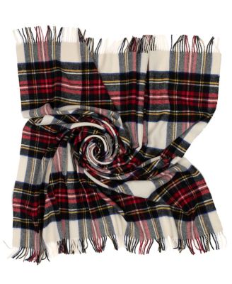 Highland Tweeds Shetland Lambswool Throw, 55 " x 72"