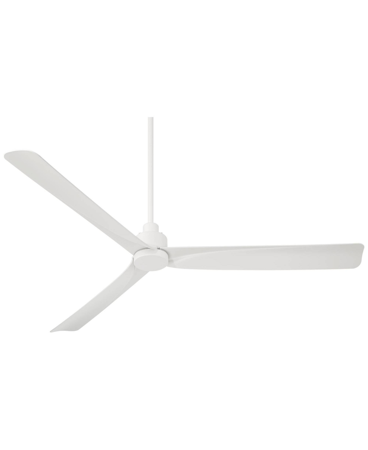 Casa Vieja Sailplane Modern Industrial Indoor Outdoor Ceiling Fan 3 Blade Remote Control MatteFinish Blades Bedroom Patio Living Room Kitch