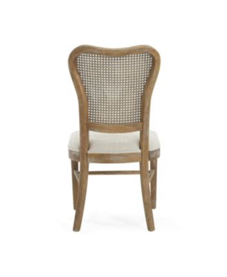 Vintage Rattan Dining Chair: Retro Charm, Premium Comfort Set of 2