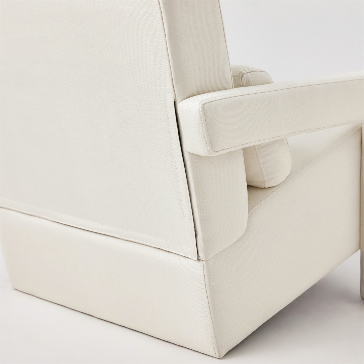 Streamdale Furniture Modern Upholstered accent chair, Comfortable Linen Fabric with a pillow for Living room, bedroom. Linen,- Beige