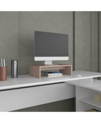 Elim Desk with 1 Shelf, Black