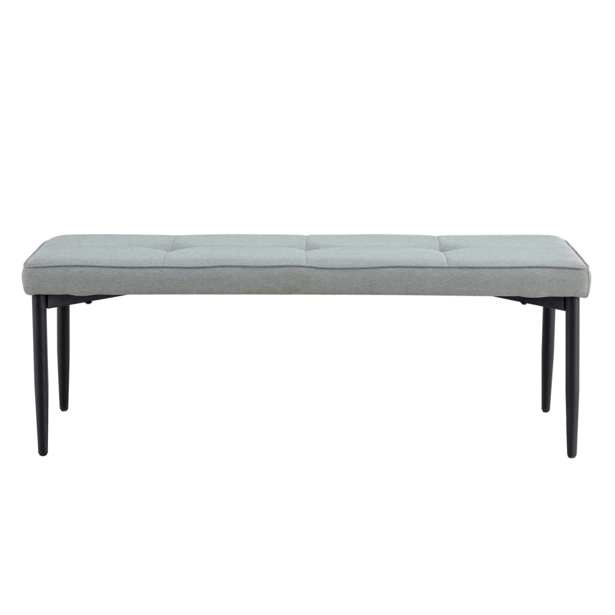 Streamdale Furniture Tufted Extra-Long Entryway Bench, 51" Bedroom Benches Upholstered Dining Benches, Fabric End of Bed Bench for Bedroom Dining