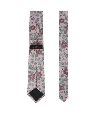 Men's Nico Subtle Vine and Flower Patterned Silk Necktie