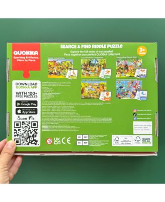 70 Pieces Search & Find Riddle Kids Puzzles 4-6 Years Old