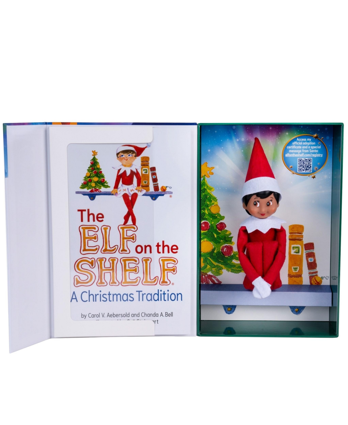 Elf On The Shelf A Christmas Tradition Girl Toy In Red,white