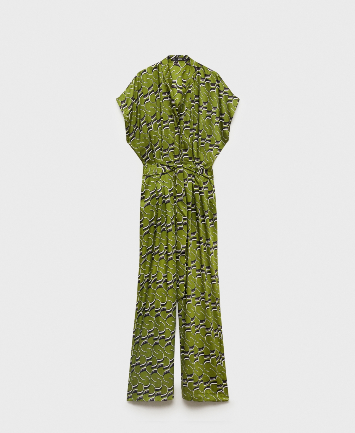 Mango Women's Printed Satin Jumpsuit