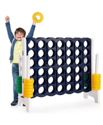 4-to-Score 4 in A Row Giant Game Set for Kids Adults Family Fun