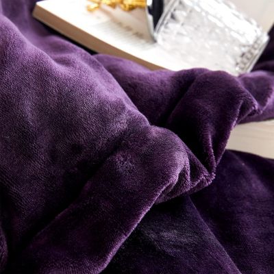 Oversized Comforter Set - The Original Plush - Midnight Purple , Twin XL