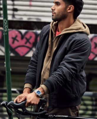 Men Super Seville Stainless Steel Bracelet Watch 38mm