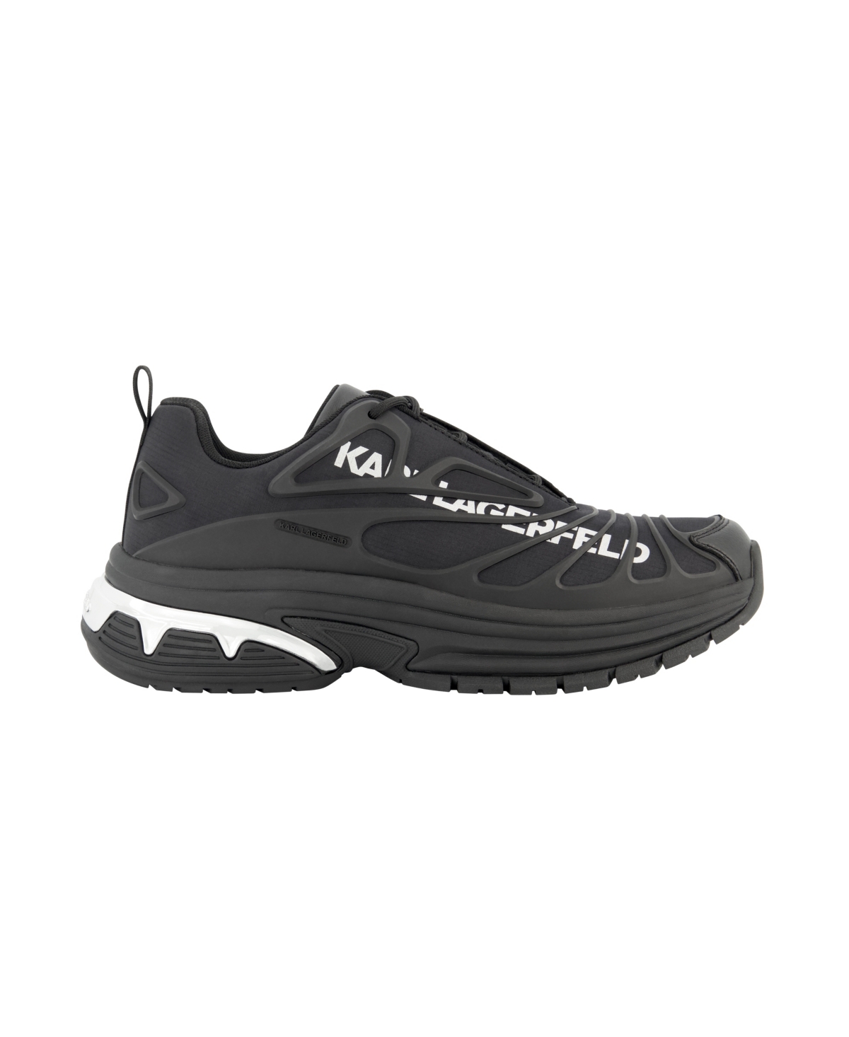 Karl Lagerfeld Paris Men's Side Logo Cage Fashion Sneaker