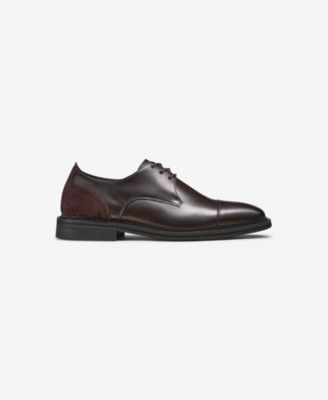 Men's Leather Cap Toe Derby Lace-Up Shoe