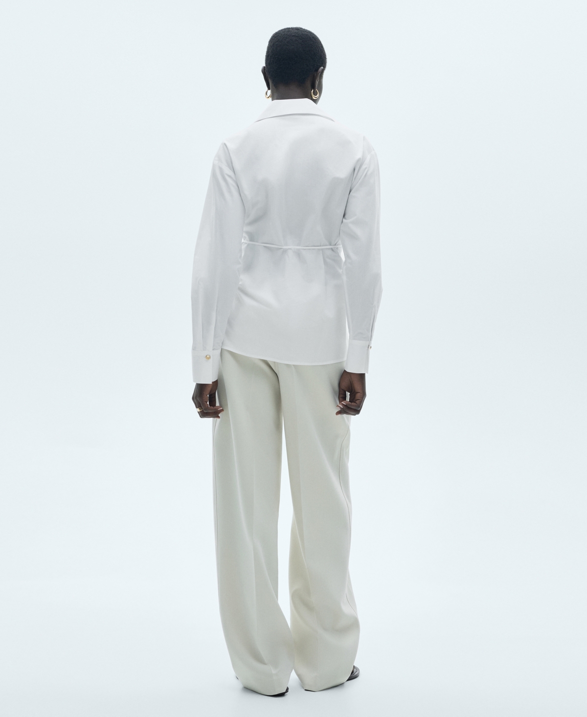 Mango Women's Cross-Knotted Lyocell Shirt