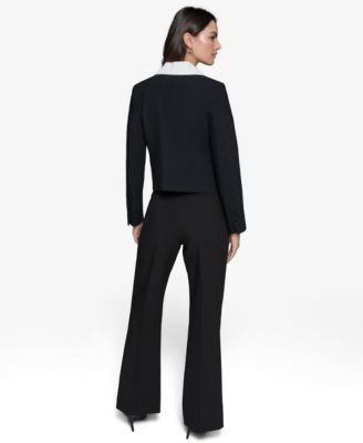 Women's Colorblocked Lapel Blazer