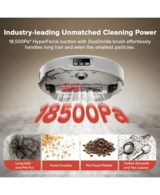 Qrevo Curv Robot Vacuum and Mop with Intelligent Dirt Detection, 18,500Pa Suction, Zero-Tangling, DuoDivide Main Brush, FlexiArm Arc Side Brush, FlexiArm Mop, AdaptiLift Chassis, Hot Water Auto Mop Washing &amp; Drying, Self-Emptying