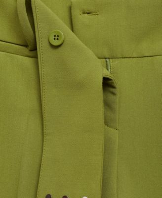 Women's Satin Pleated Pants