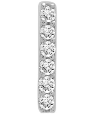 Diamond Single Stud Earring (1/20 ct. t.w.) in 10k White or Yellow Gold