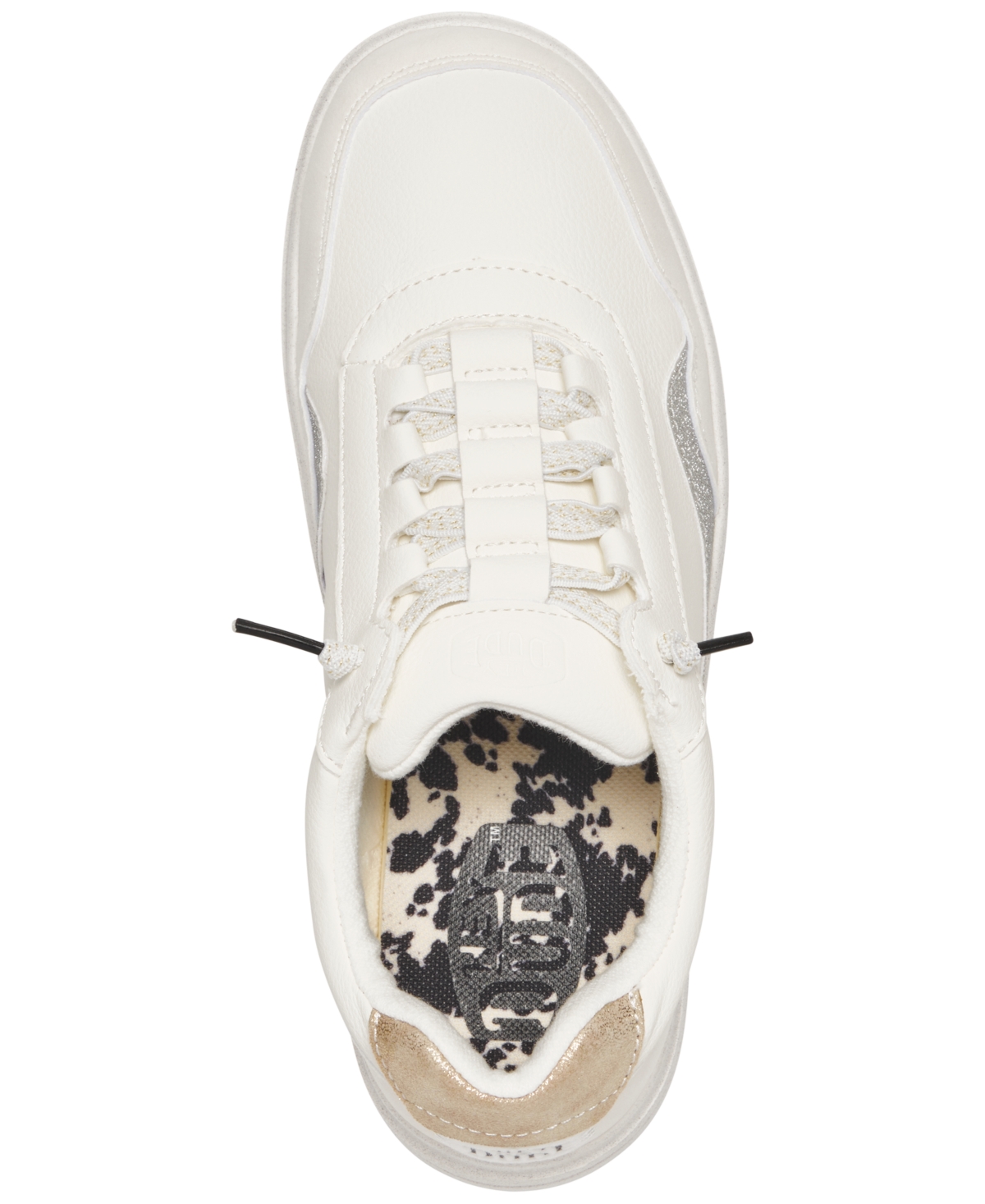 HEY DUDE WOMEN'S HUDSON LIFT METALLIC CASUAL SNEAKERS FROM FINISH LINE 