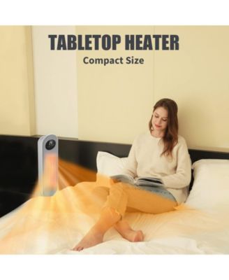 1500W Portable Oscillating Electric Space Heater for Indoor Use with Remote Control